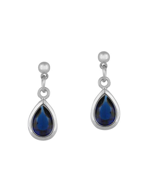 blue brass drop earrings - 14920550 - Very Small Image - 1