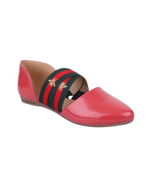 red suede ballerina - 14922638 - Very Small Image - 1