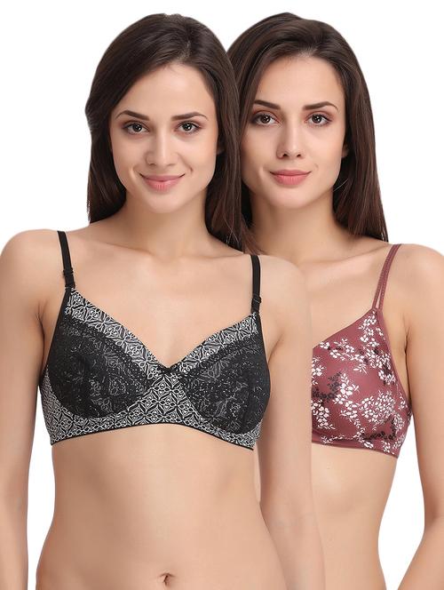 set of 2 multi colored bras - 14922681 - Very Small Image - 1