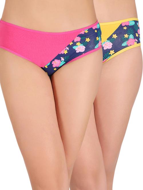 set of 2 multi colored hipster panties - 14922711 - Very Small Image - 1