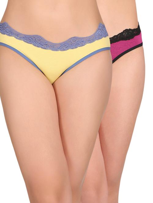 set of 2 multi colored bikini panties - 14922736 - Very Small Image - 1