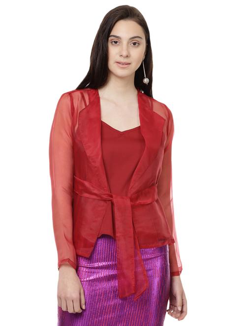 tie-knot sheer shrug - 14923843 - Very Small Image - 1