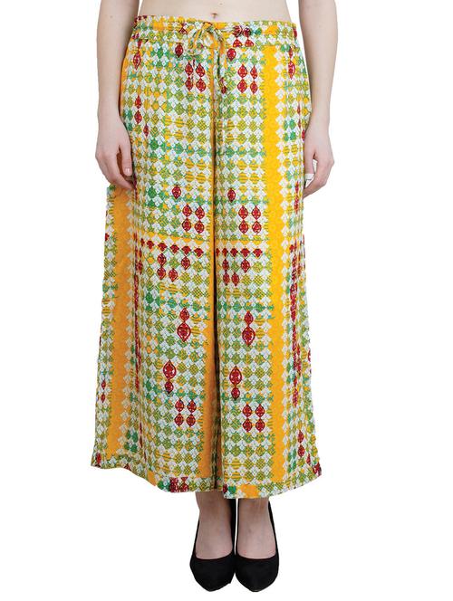 multi colored viscose palazzos - 14924076 - Very Small Image - 1