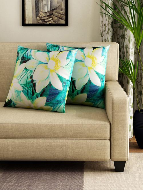 floral theme cushion cover set of 2 - 14928962 - Very Small Image - 1