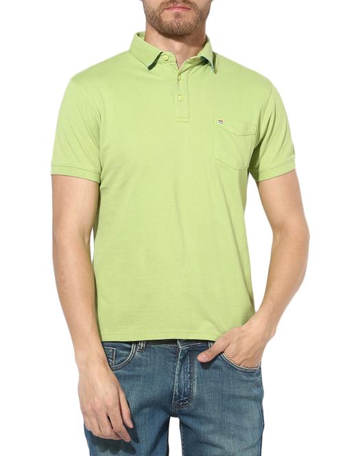 green cotton t-shirt - 14930553 - Very Small Image - 1