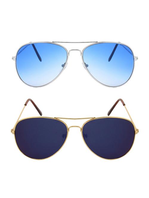abner combo of aviator & aviator sunglases - 14930809 - Very Small Image - 1