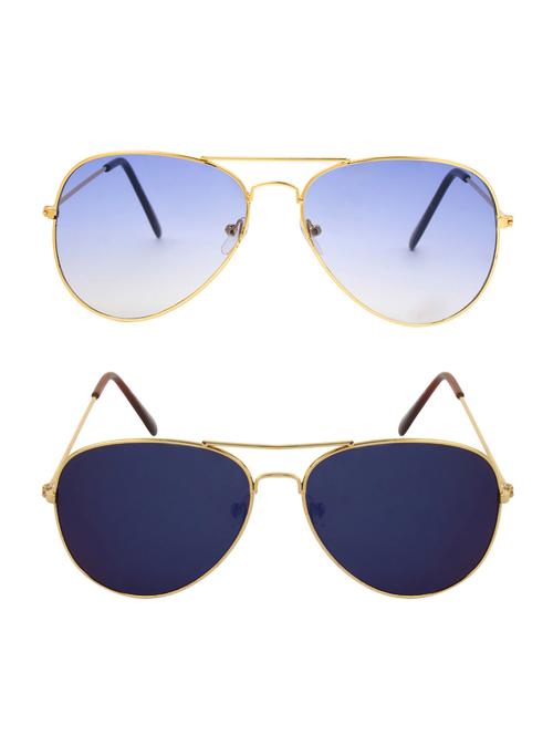 abner combo of aviator & aviator sunglases - 14930812 - Very Small Image - 1