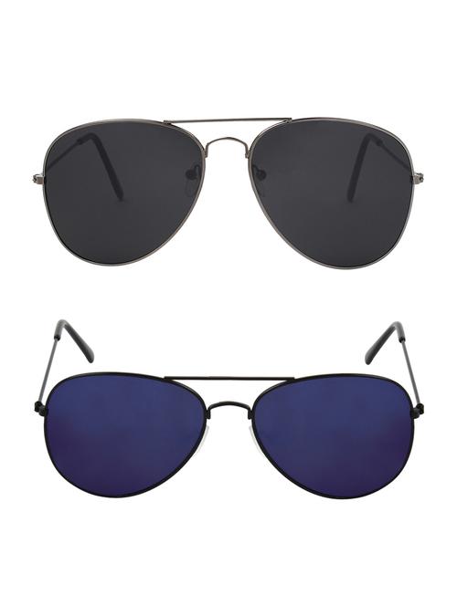 abner combo of aviator & aviator sunglases - 14930822 - Very Small Image - 1