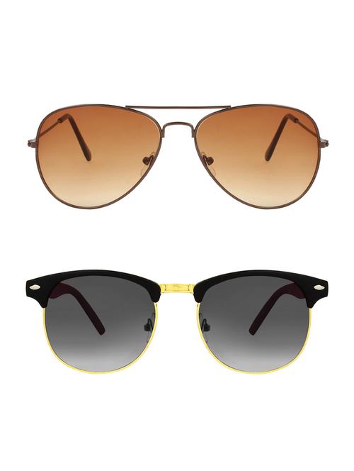 abner combo of aviator & clubmaster sunglases - 14930855 - Very Small Image - 1