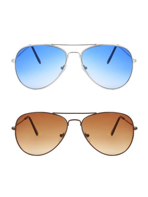 abner combo of aviator & aviator sunglases - 14930857 - Very Small Image - 1