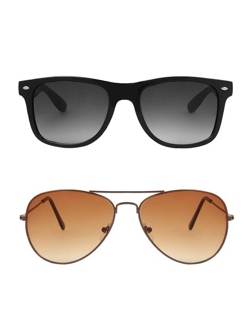 abner combo of wayfarer & aviator sunglasses - 14930863 - Very Small Image - 1