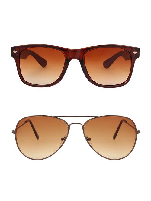 abner combo of wayfarer & aviator sunglasses - 14930864 - Very Small Image - 1