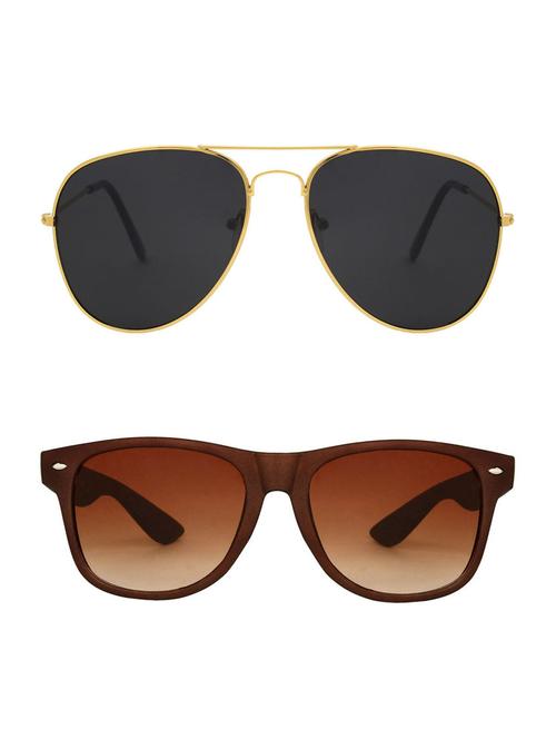 abner combo of aviator & wayfarer sunglases - 14930867 - Very Small Image - 1