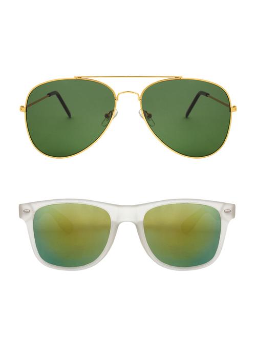 abner combo of aviator & wayfarer sunglases - 14930881 - Very Small Image - 1