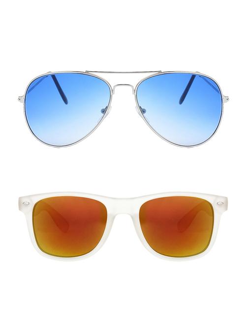 abner combo of aviator & wayfarer sunglases - 14930891 - Very Small Image - 1