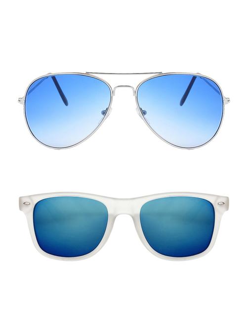 abner combo of aviator & wayfarer sunglases - 14930893 - Very Small Image - 1