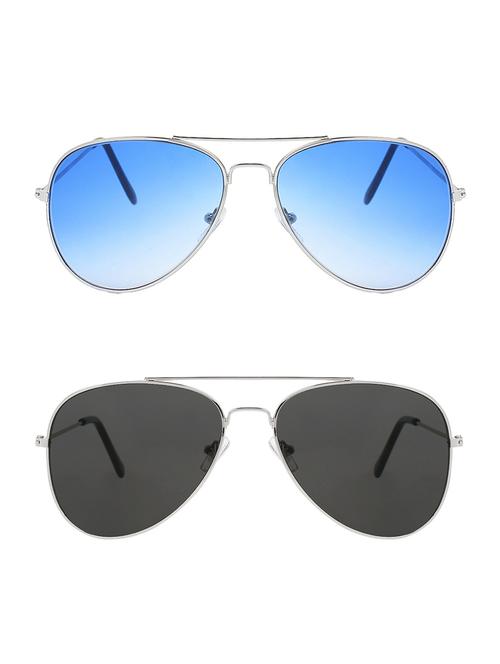 abner combo of aviator & aviator sunglases - 14930897 - Very Small Image - 1