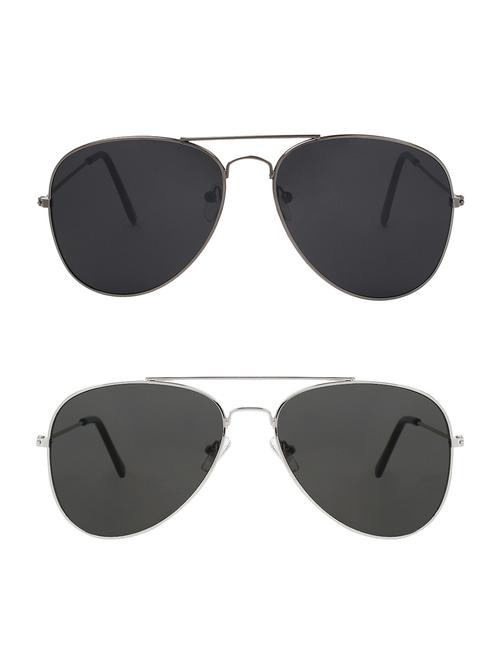 abner combo of aviator & aviator sunglases - 14930951 - Very Small Image - 1