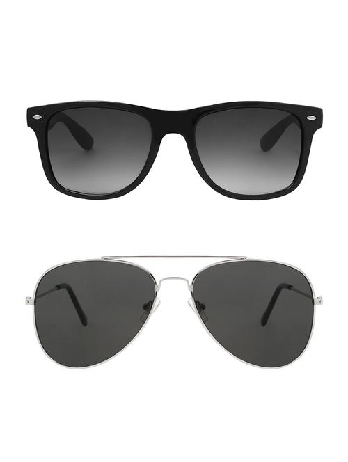 abner combo of wayfarer & aviator sunglasses - 14930953 - Very Small Image - 1