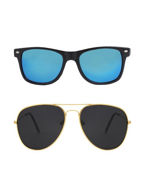 abner wayfarer, aviator sunglasses (blue, black) - 14931114 - Very Small Image - 1