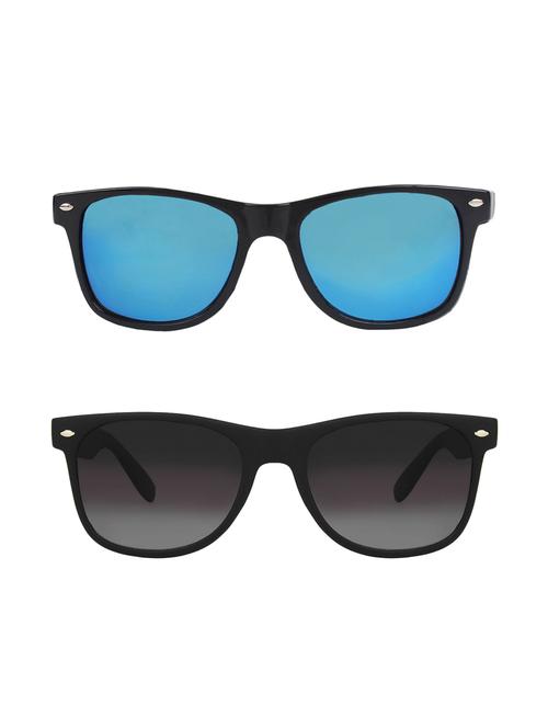 abner wayfarer, wayfarer sunglasses (blue, black) - 14931119 - Very Small Image - 1