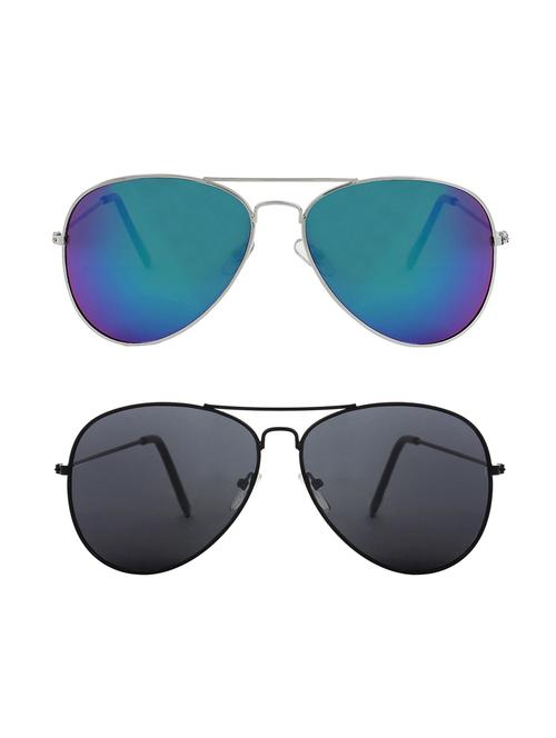 abner aviator, aviator sunglasses (blue, black) - 14931125 - Very Small Image - 1