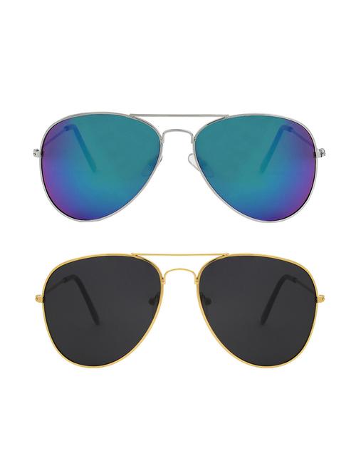 abner aviator, aviator sunglasses (blue, black) - 14931131 - Very Small Image - 1
