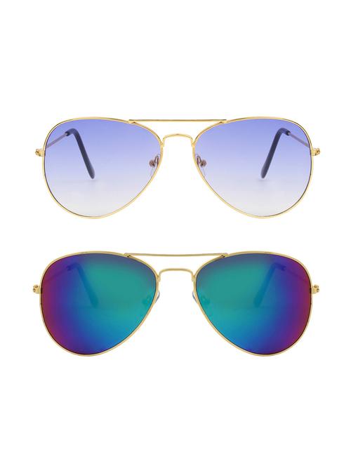 abner aviator, aviator sunglasses (blue, blue) - 14931230 - Very Small Image - 1