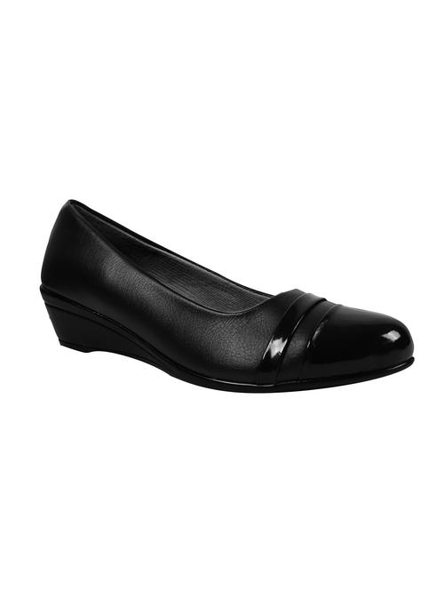 black leatherette slip on formal shoes - 14931443 - Very Small Image - 1
