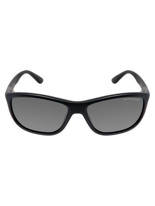 david blake black rectangular polarized uv protected sunglass - 14936253 - Very Small Image - 1