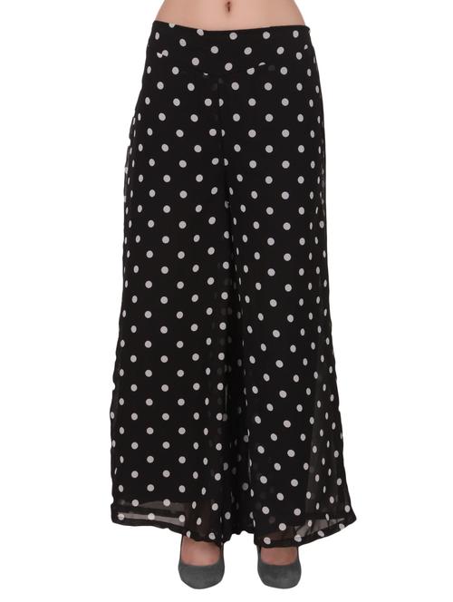 black printed palazzo - 14936732 - Very Small Image - 1
