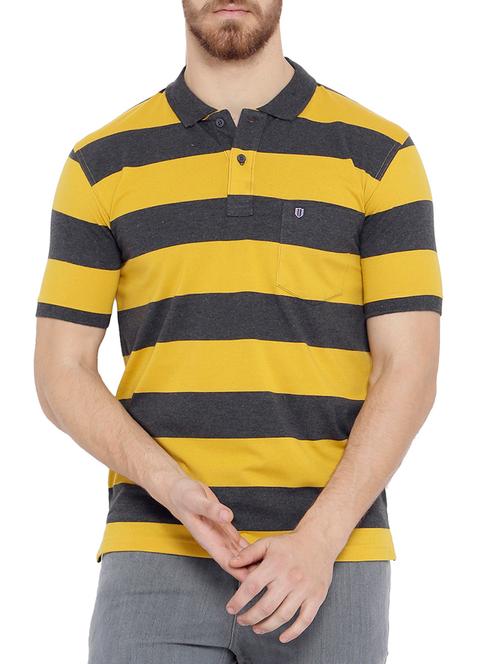 yellow cotton pocket t-shirt - 14937117 - Very Small Image - 1