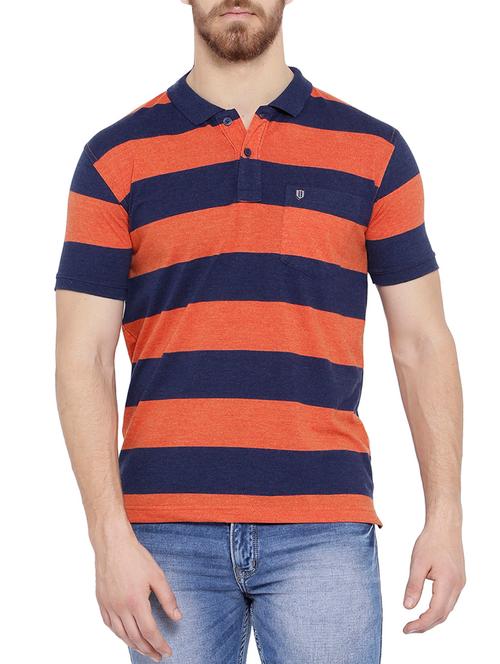 orange cotton pocket t-shirt - 14937119 - Very Small Image - 1