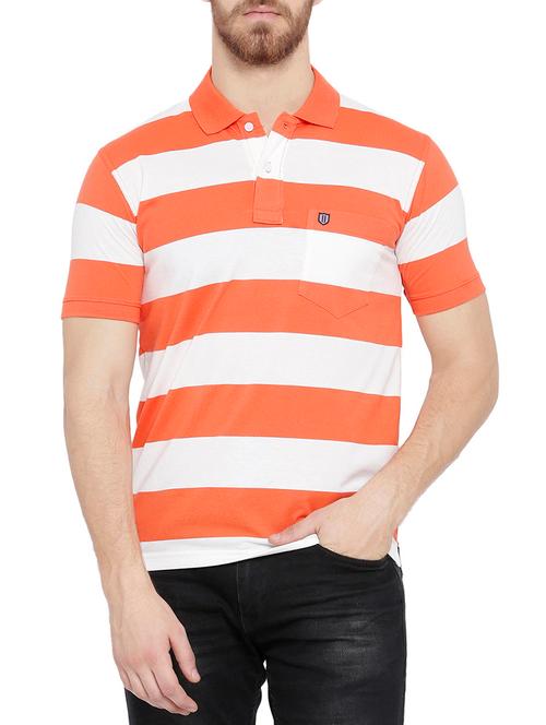 orange cotton pocket t-shirt - 14937120 - Very Small Image - 1