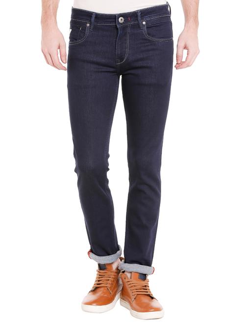 blue denim plain jeans - 14937533 - Very Small Image - 1