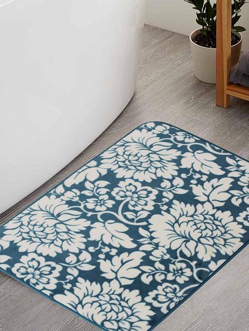 micro fibre memory foam bath mat with anti skid & hd rubber backing - 14937748 - Very Small Image - 1
