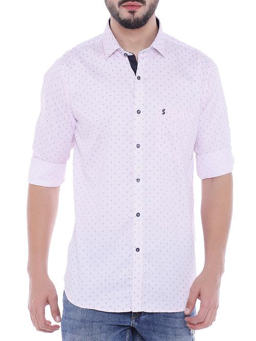pink cotton casual shirt - 14937903 - Very Small Image - 1