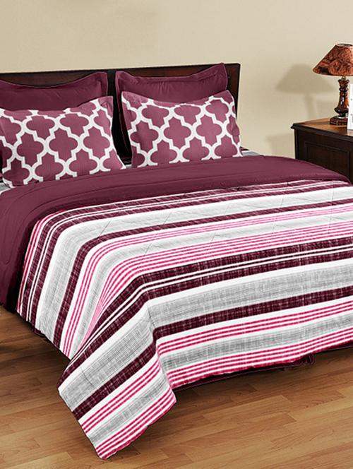 100% cotton printed cotton double comforter - 14937958 - Very Small Image - 1