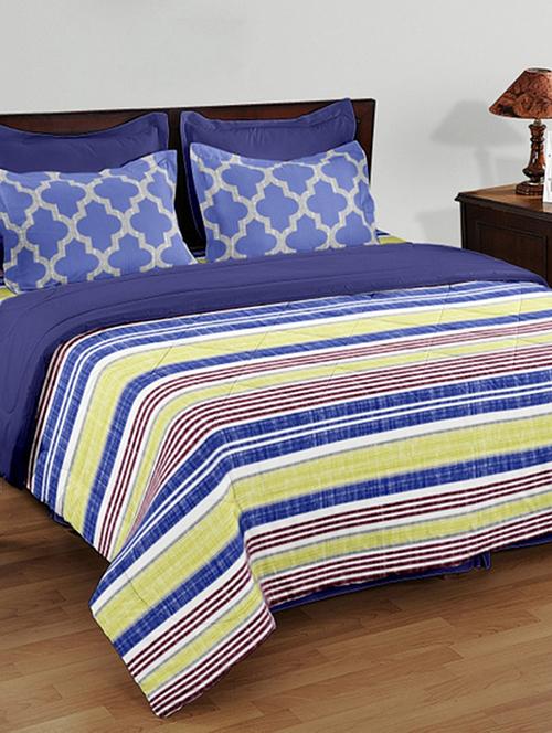 100% cotton printed cotton double comforter - 14937959 - Very Small Image - 1