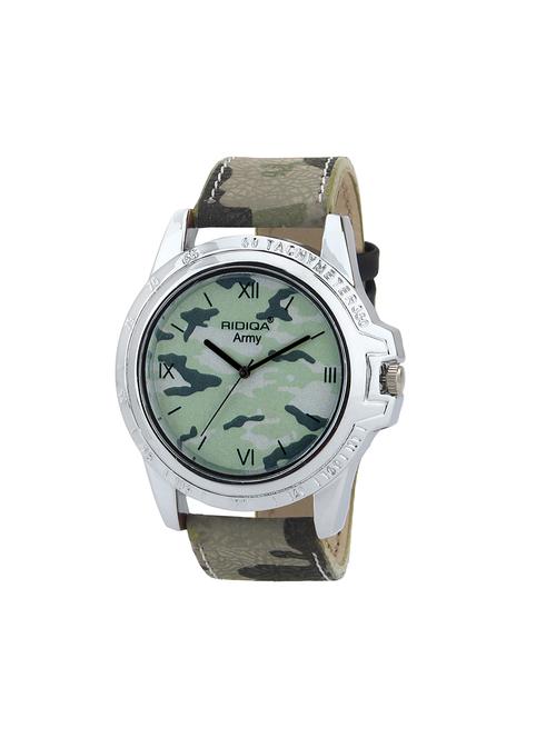 ridiqa analog camouflage printed strap watch - 14942605 - Very Small Image - 1