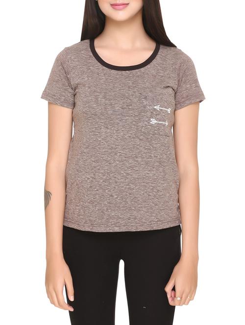 contrast tapping quirky printed tee - 14942672 - Very Small Image - 1