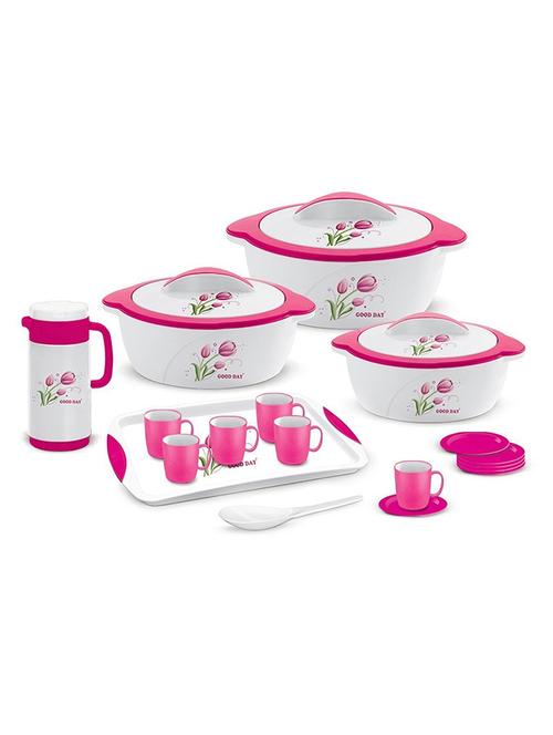 insulated hot pot casserole 18 piece gift set - 14945895 - Very Small Image - 1