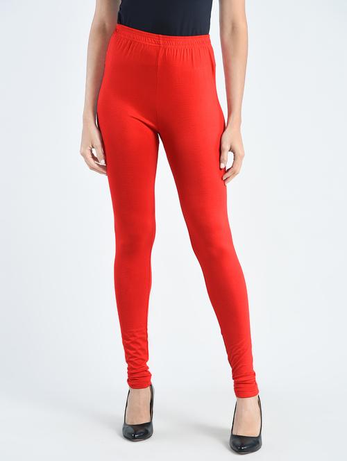 red viscose leggings - 14947605 - Very Small Image - 1
