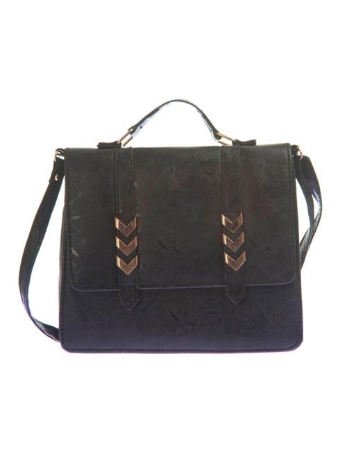 black leatherette (pu) handbag - 14947856 - Very Small Image - 1