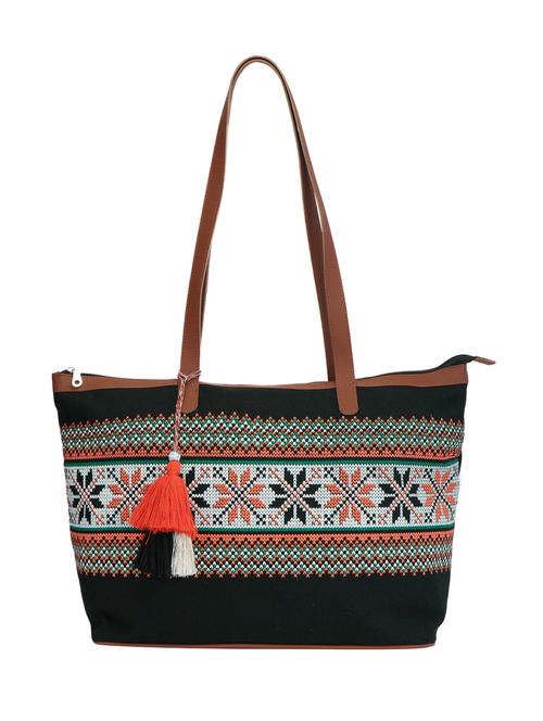 black canvas handbag - 14948069 - Very Small Image - 1