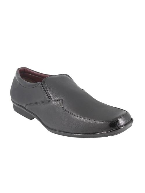 black leatherette formal slip on - 14948365 - Very Small Image - 1