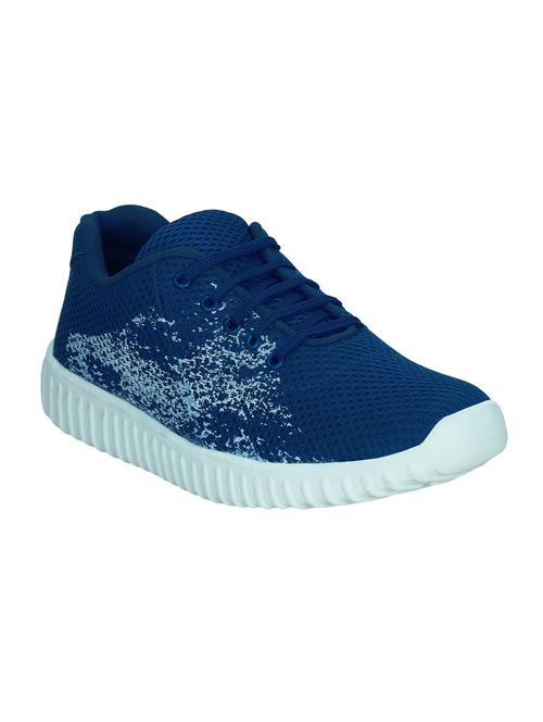 blue mesh lace up sport shoe - 14948486 - Very Small Image - 1