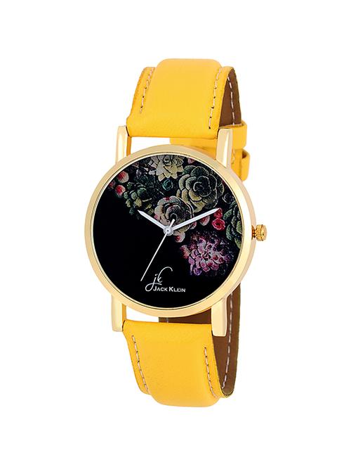 jack klein golden case flower edition wrist watch - 14948723 - Very Small Image - 1