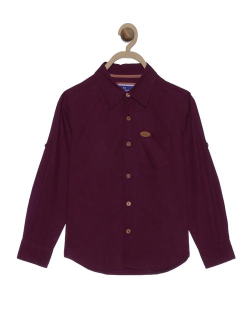 purple cotton shirt - 14951627 - Very Small Image - 1