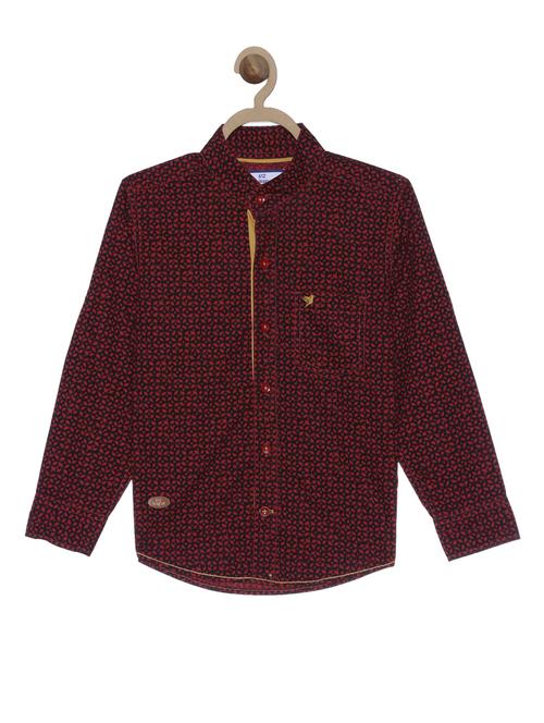 red cotton shirt - 14951630 - Very Small Image - 1